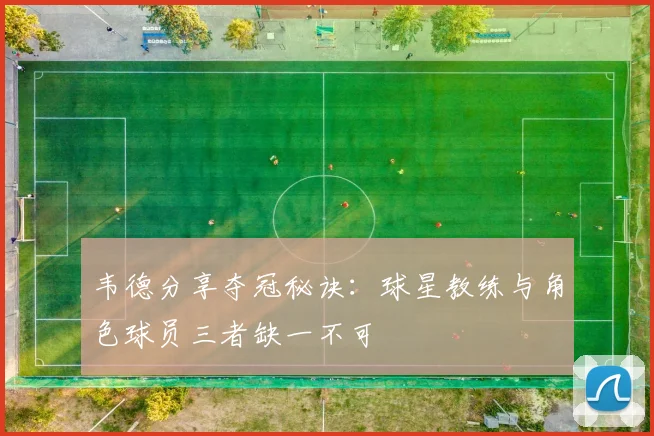 韦德分享夺冠秘诀：球星教练与角色球员三者缺一不可